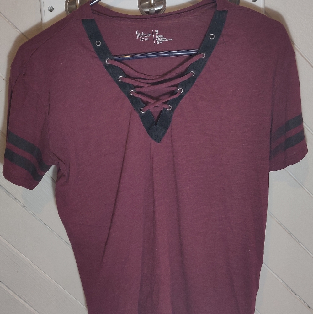 Lace-up Design Tee shirt